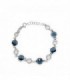 PULSERA CRYSTAL DENIM BLUE